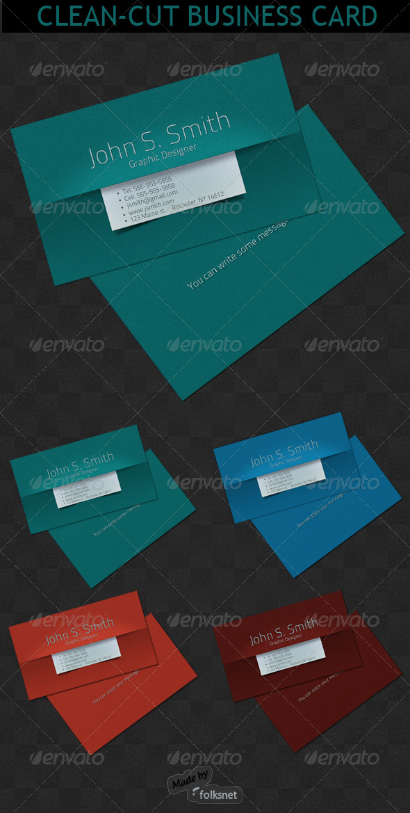 Clean-Cut Business card Clean-Cut Business card