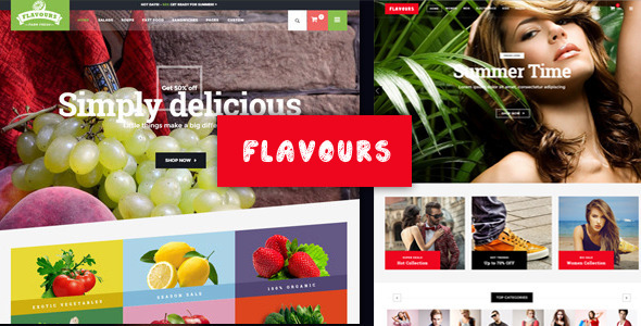 Flavours - Multipurpose Ecommerce HTML Template