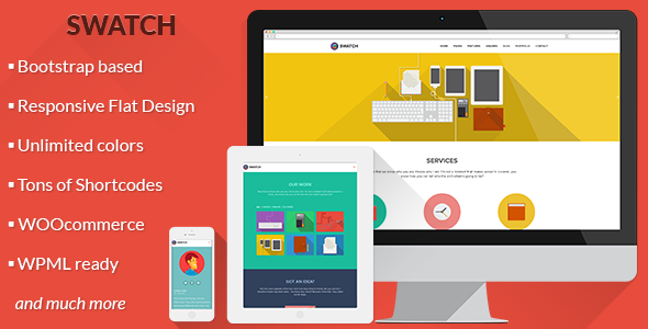 Swatch - Flat Responsive Multi-Purpose WP Theme