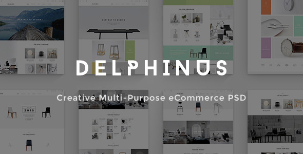 Delphinus - Creative eCommerce PSD template