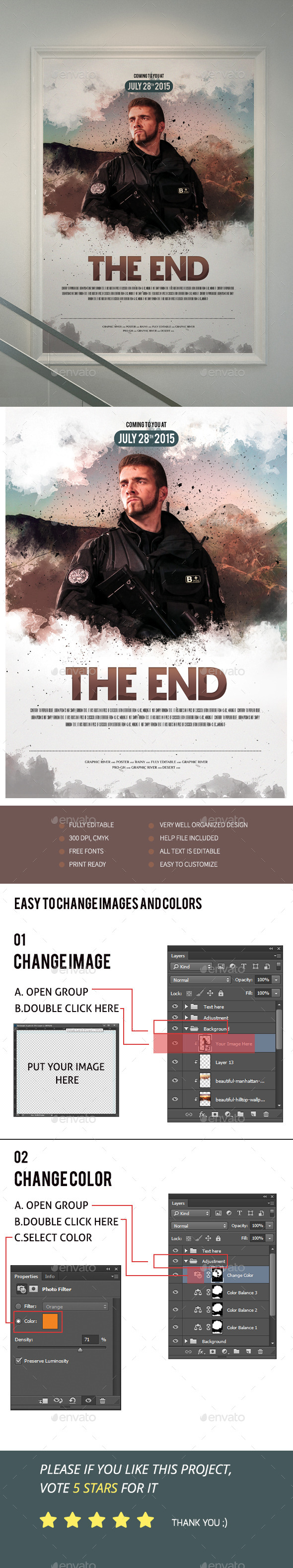 The End Movie Poster/Flyer II