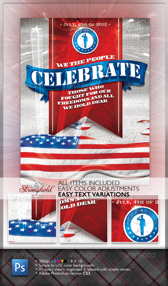 Celebrate 4th of July Flyer Celebrate 4th of July Flyer