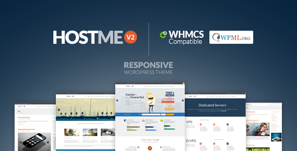 Hostme v2 Responsive WordPress Theme