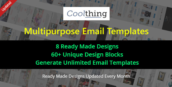 Cool Multipurpose Email Template + Builder Access