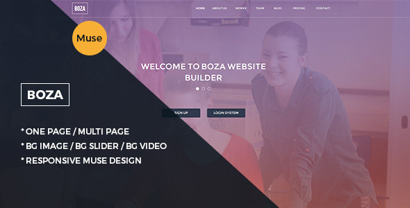 Boza Creative Muse Template