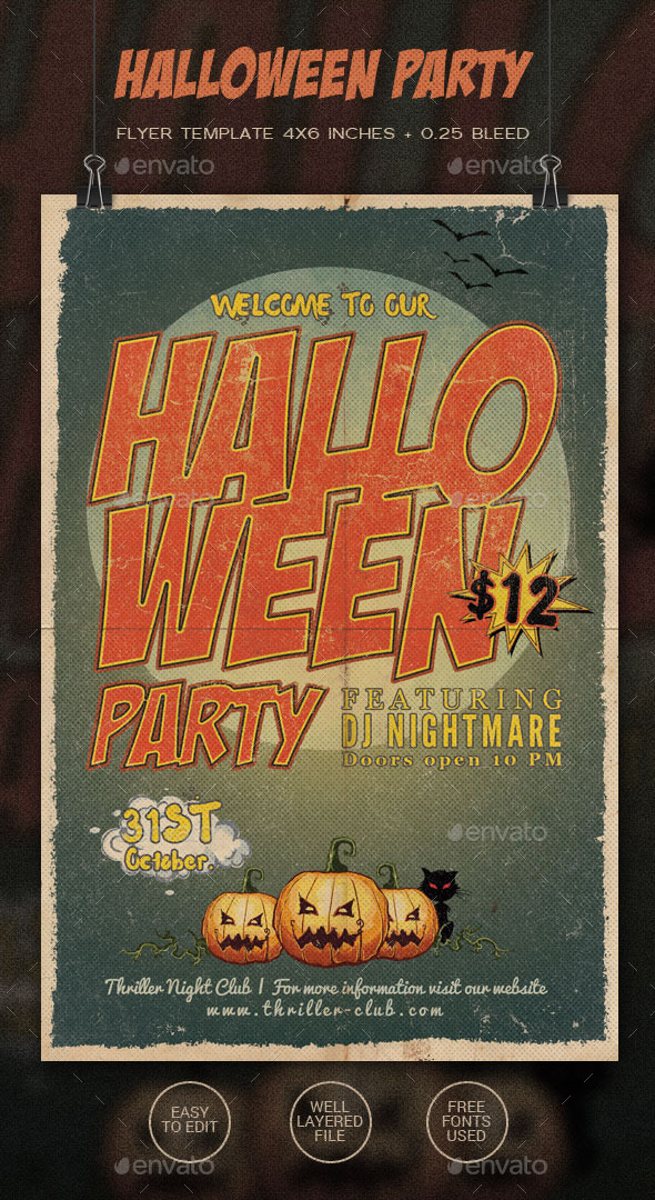 Halloween Party Flyer