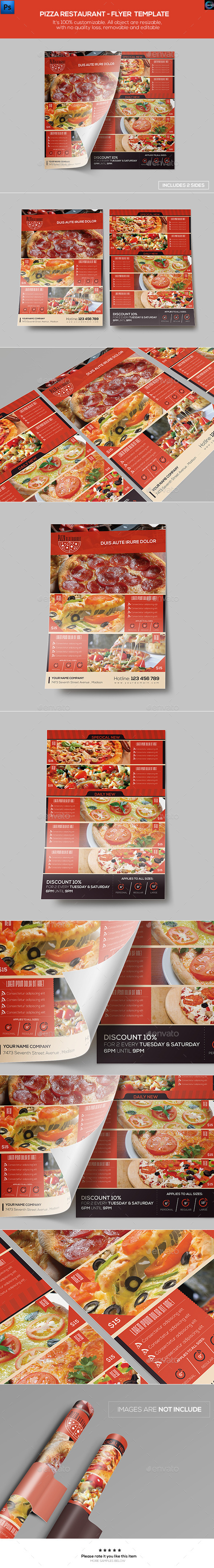 Pizza Restaurant - Flyer Template