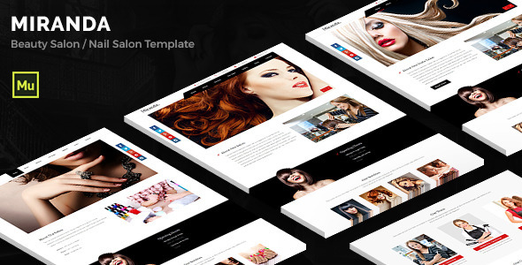 Miranda - Beauty Salon, Nail Salon Template