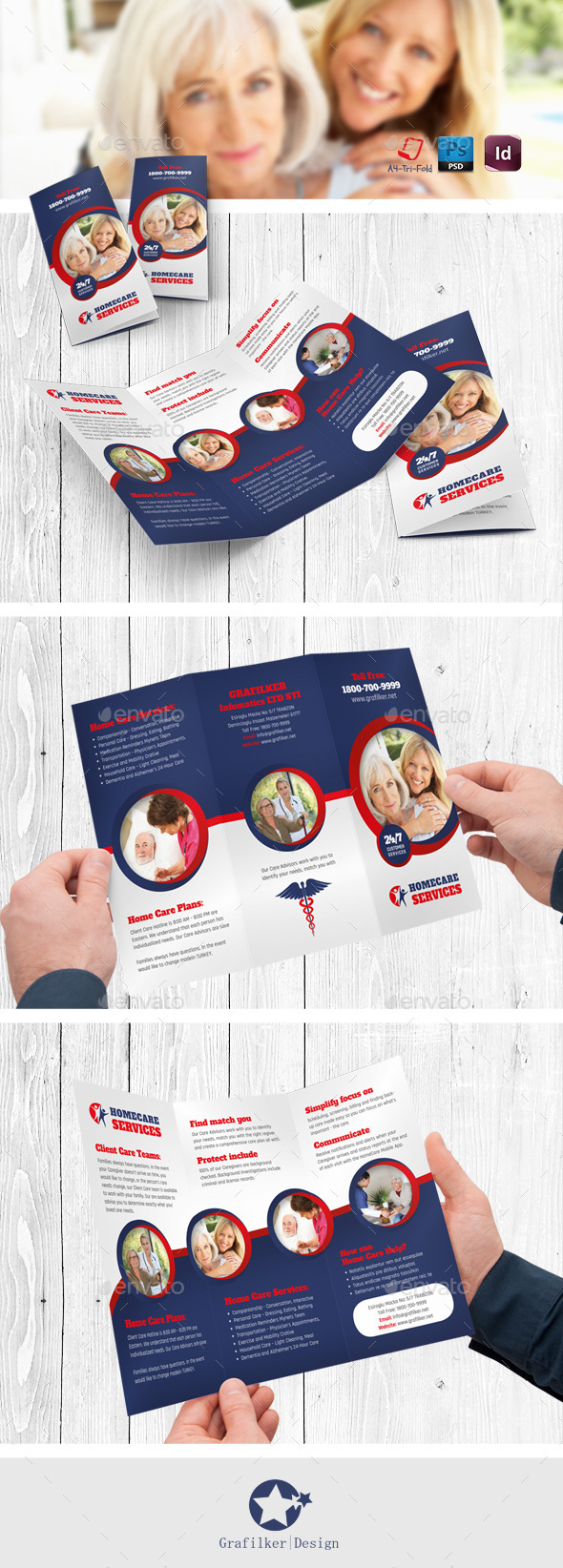 Graphicriver Home Care Tri-Fold Templates 12787050