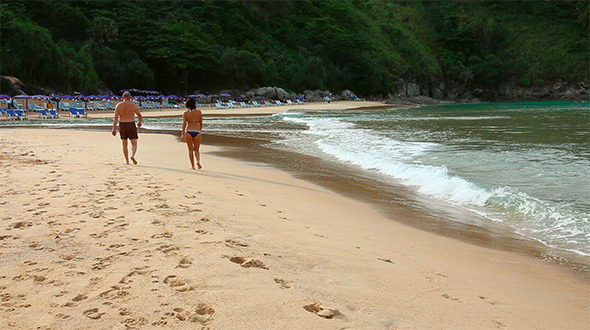 Couple on the Beach Couple on the Beach