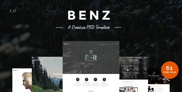 Benz - Creative Multipurpose PSD Templates
