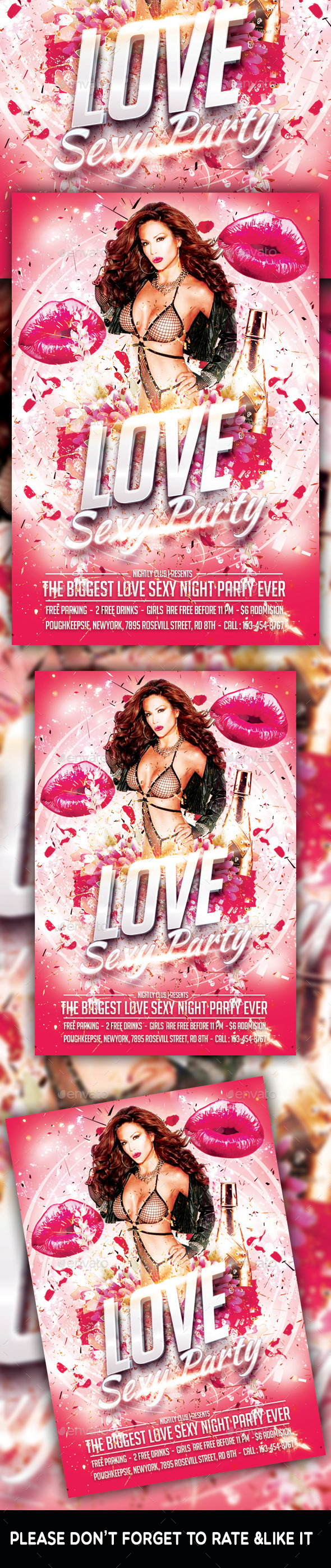 Love Sexy Party Flyer