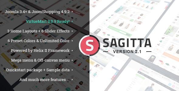 Vina Sagitta - Responsive Joomla eCommerce Template