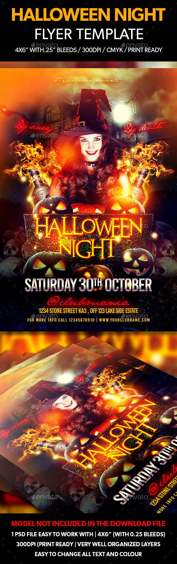 Halloween Night Flyer Template