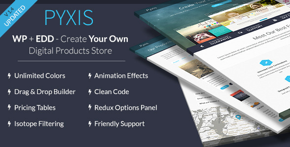 Pyxis - A Creative Digital Products Shop & Blog