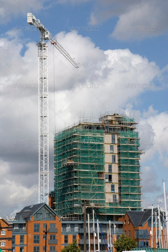 Building site, Ipswich waterfront