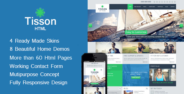 Tisson - Multipurpose  HTML Theme