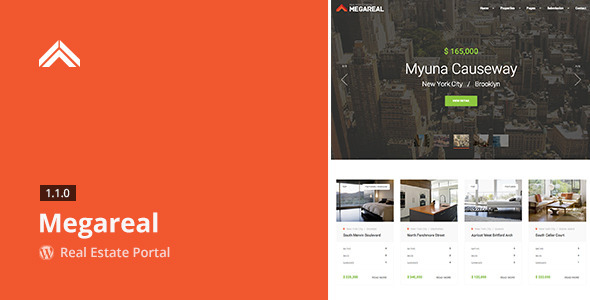 Megareal - Real Estate Portal WordPress Theme