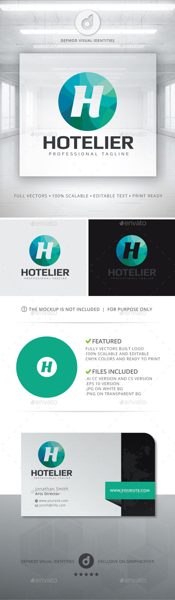 Graphicriver Hotelier Logo 12837609