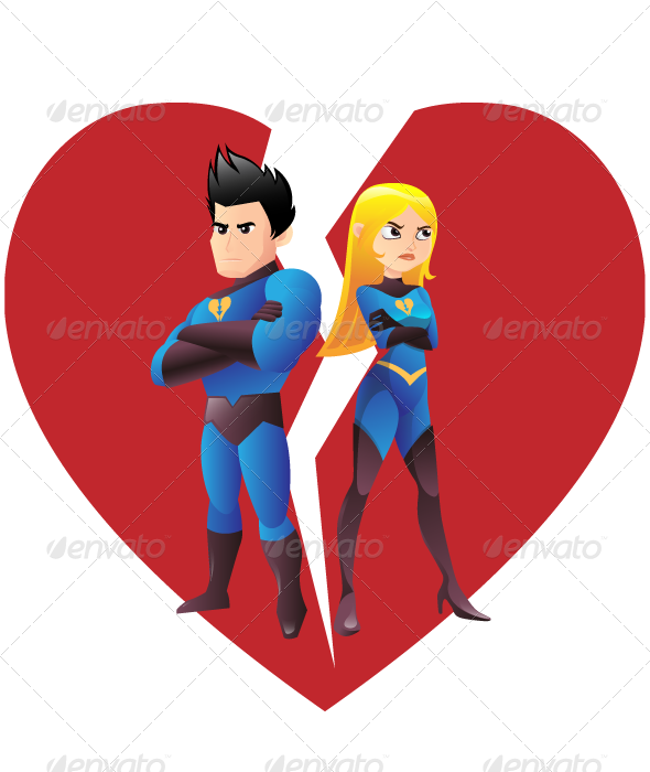 Love Quarrel Super Heroes