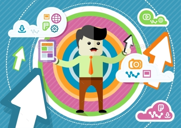 Graphicriver Cloud Storage 12842635