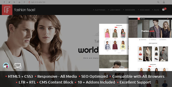 Fashion Feast - Prestashop Responsive Theme