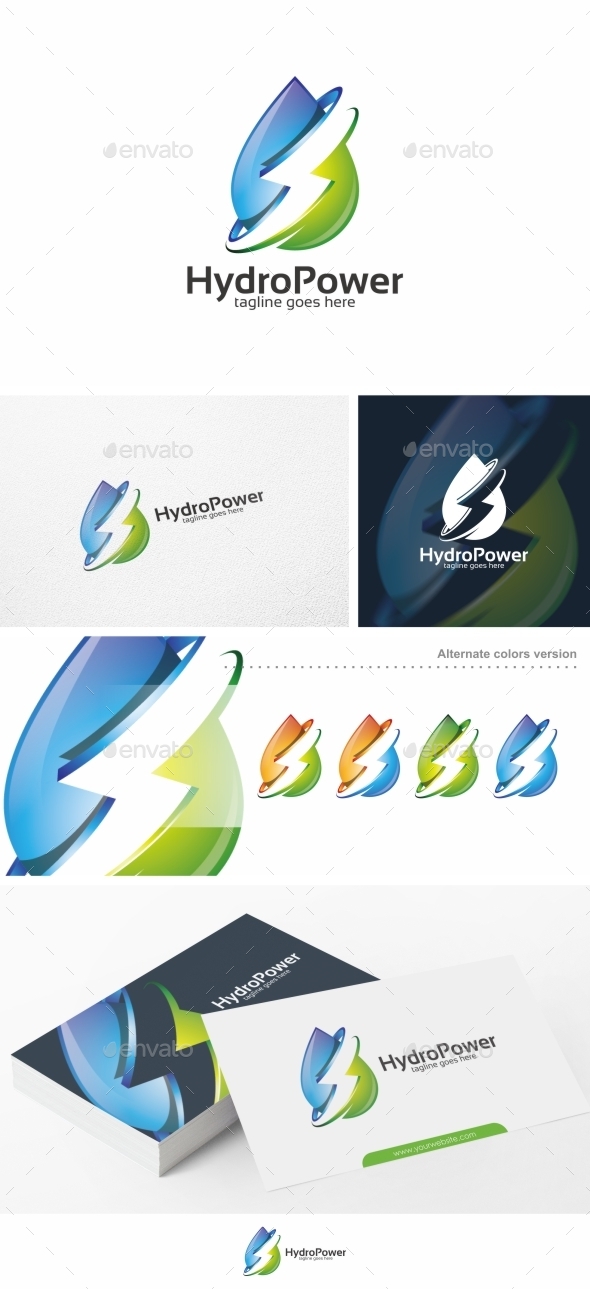 Hydro Power / Water - Logo Template
