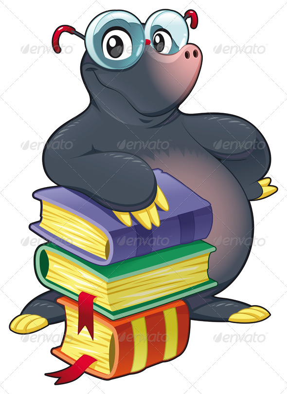 Mole With Books Mole With Books