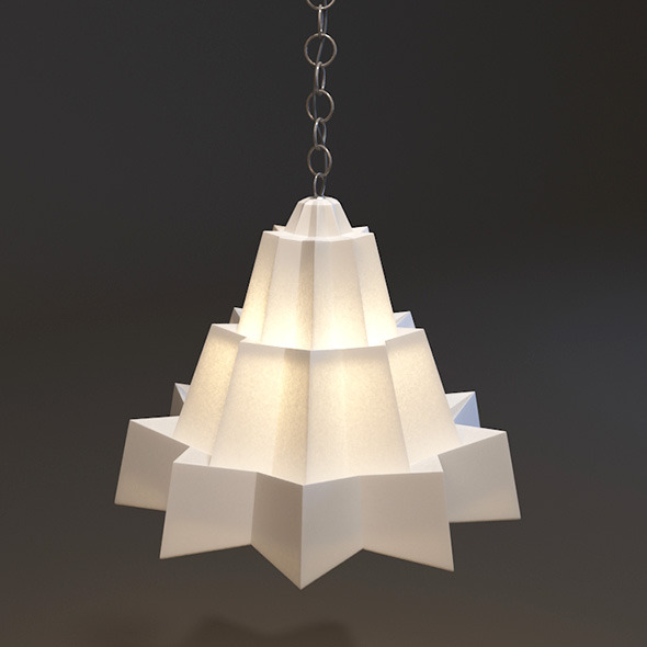 3docean Triangle Lamp 12868879