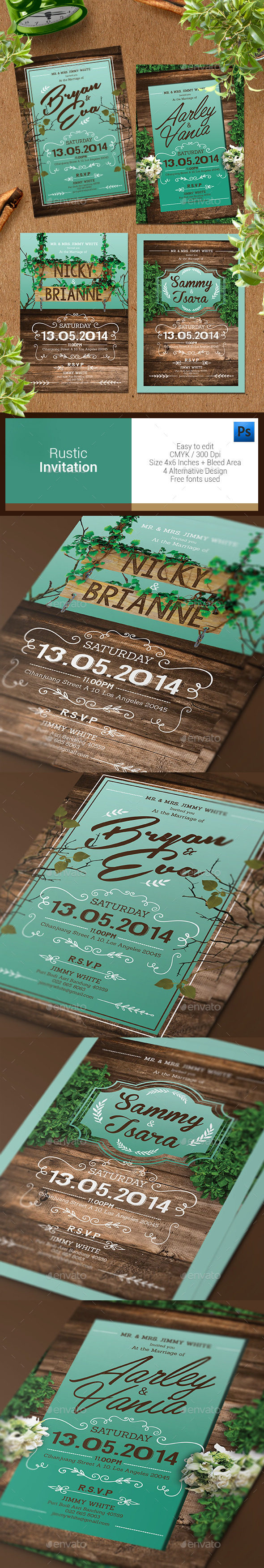 Rustic Invitation