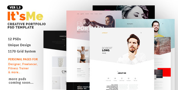 It'sMe - Creative Portfolio PSD Template