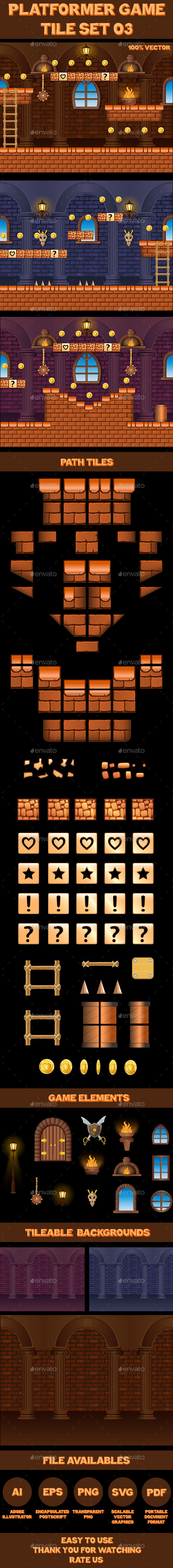 Graphicriver Platform Game Tile Set 03 12855098