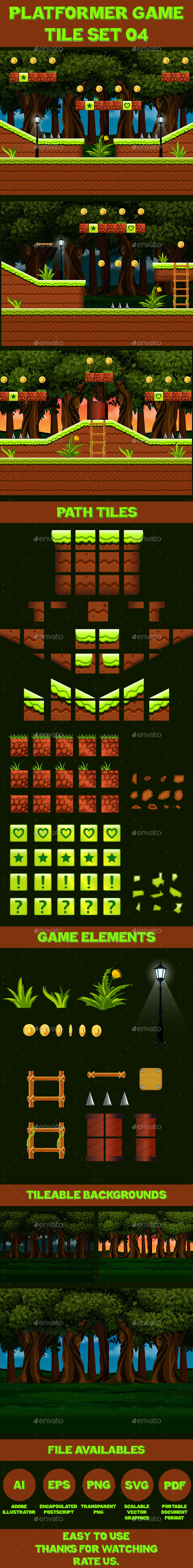 Graphicriver Platform Game Tile Set 04 12855162