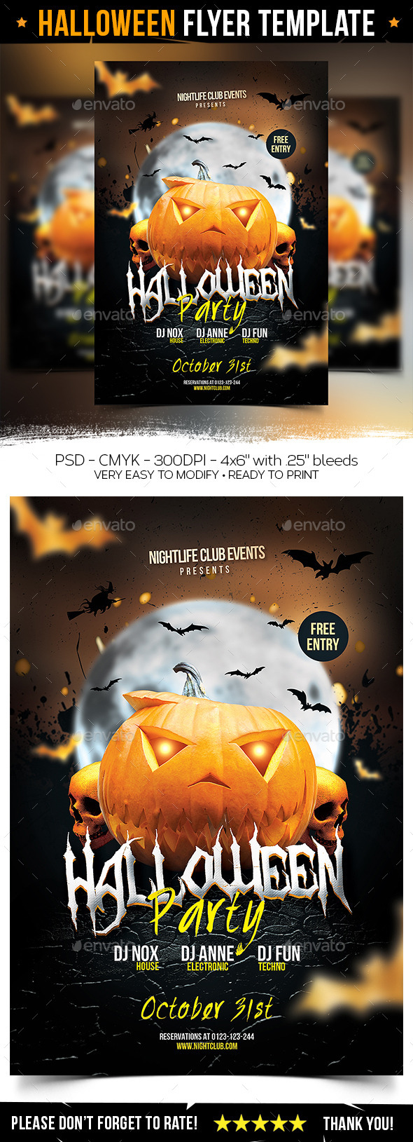 Halloween Party Flyer