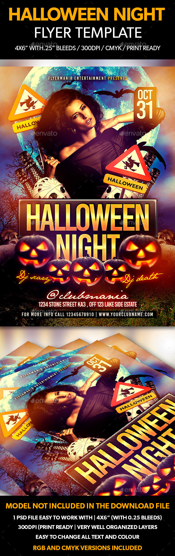 Halloween Night Flyer Template