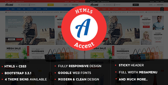 Accent - Responsive Multipurpose HTML5 Template