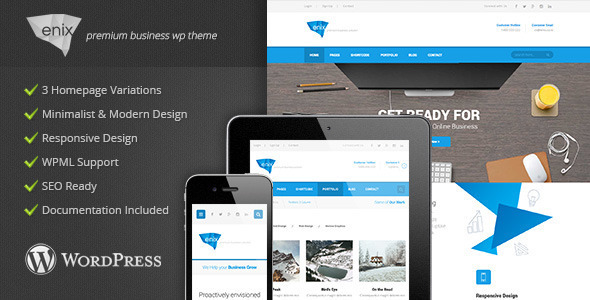 Enix - Modern Corporate Wordpress Theme