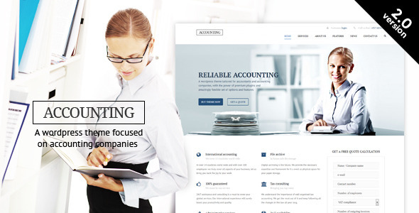 Accounting - WP Business theme for Accountants