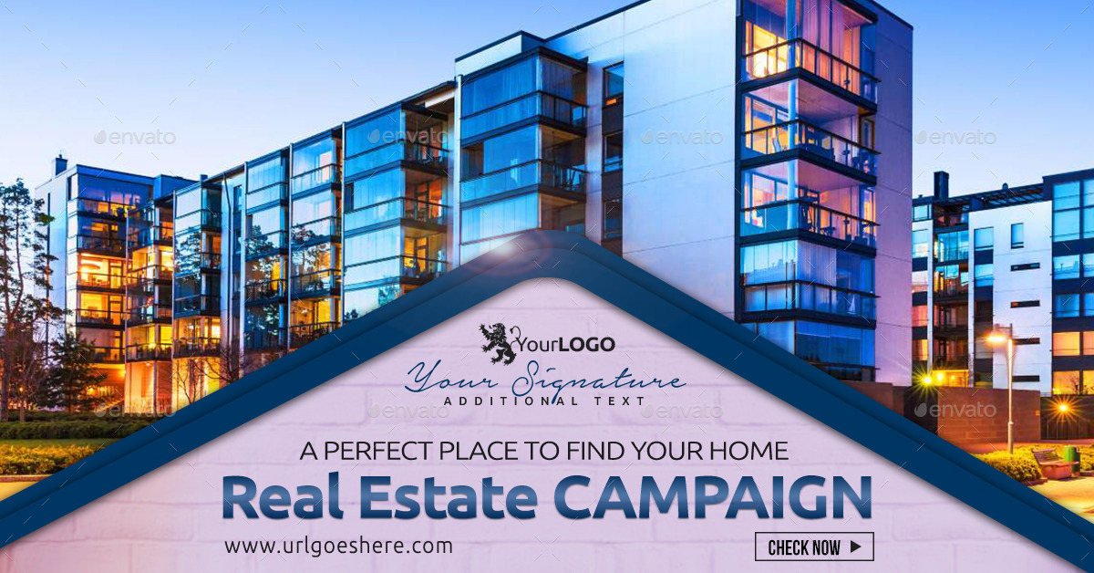 Real Estate  & Facebook Banners by Belegija GraphicRiver