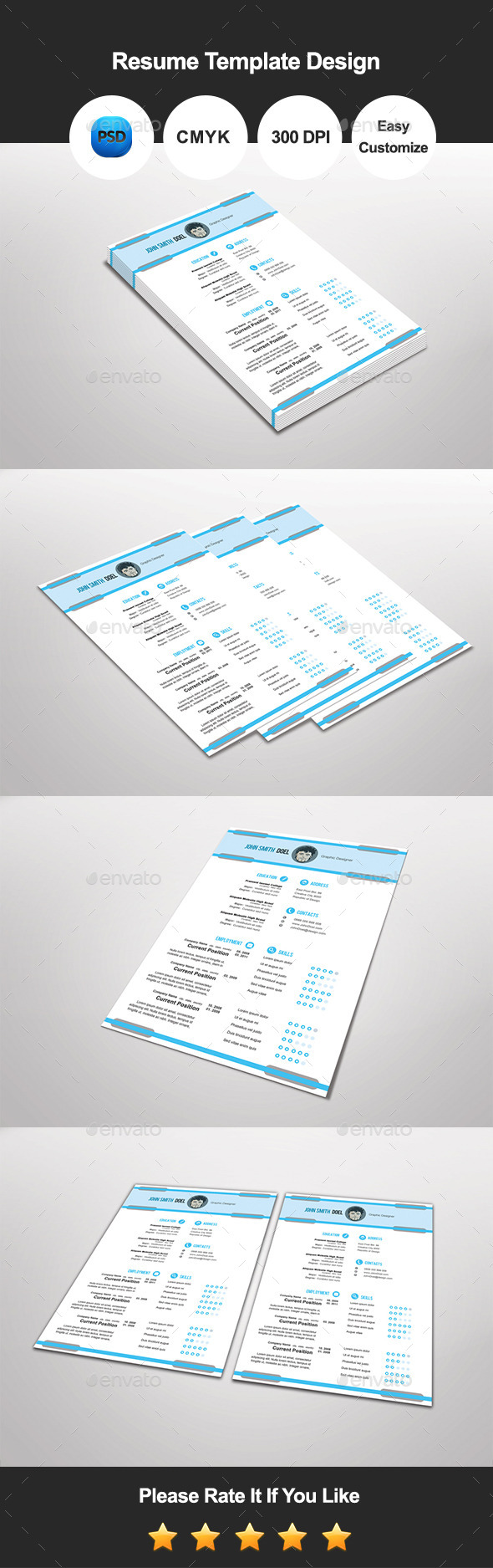 Prevatic Resume Template Design