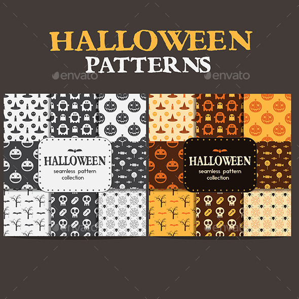 Halloween Pattern Backgrounds