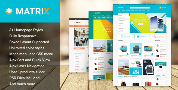 Matrix - Multipurpose Responsive Magento Theme