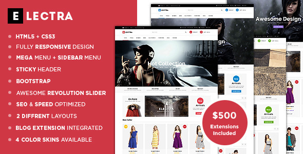 Electra - Advanced Responsive Magento Theme