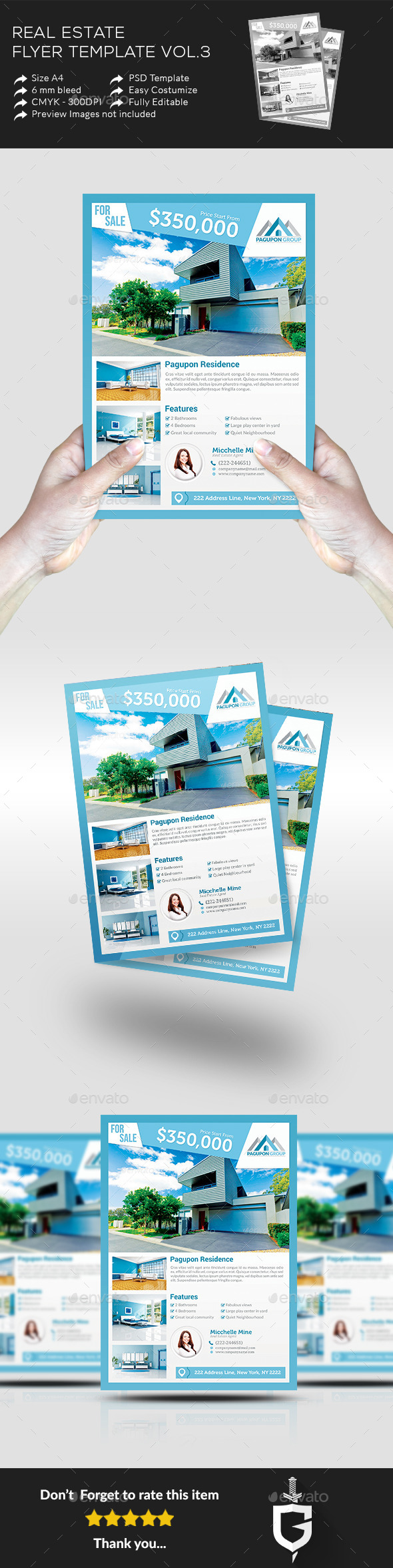 Real Estate Flyer Template Vol.3