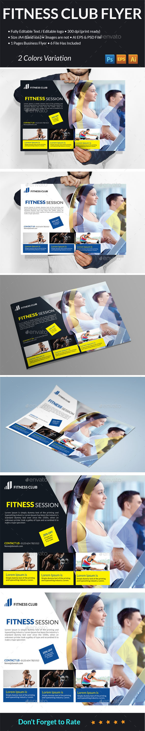 Fitness Club Flyer