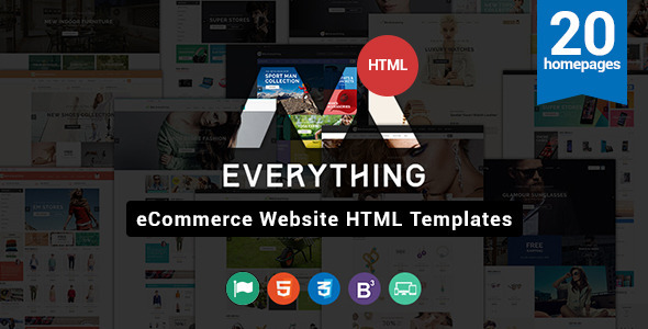 Everything Store - Multipurpose Responsive HTML Ecommerce Template