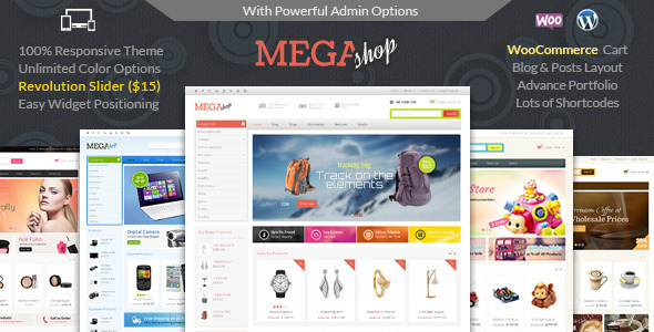 Mega Shop - WooCommerce Responsive Theme