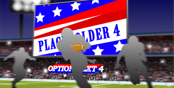 Football 3D Scene Football 3D Scene