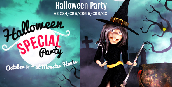 Halloween Party/Wish 12982685 - Videohive shareDAE