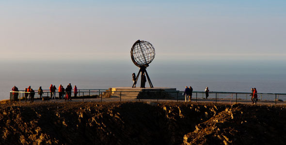Monument At The North Cape Monument At The North Cape